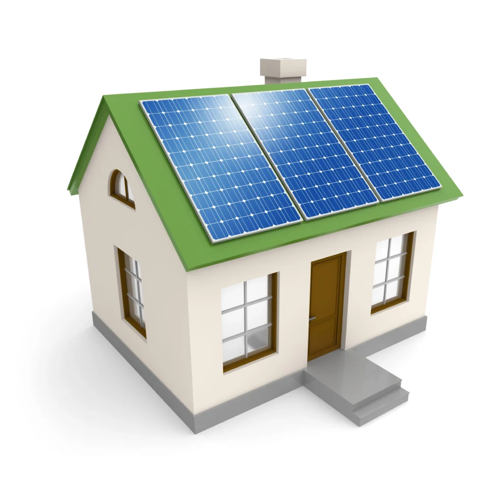 maison panneau solaire photovoltaïque illustration Bionergie