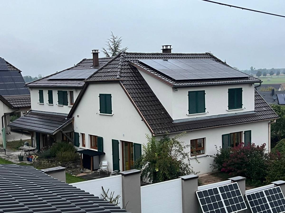 Projet Panneaux Photovoltaïques Dietwiller, après